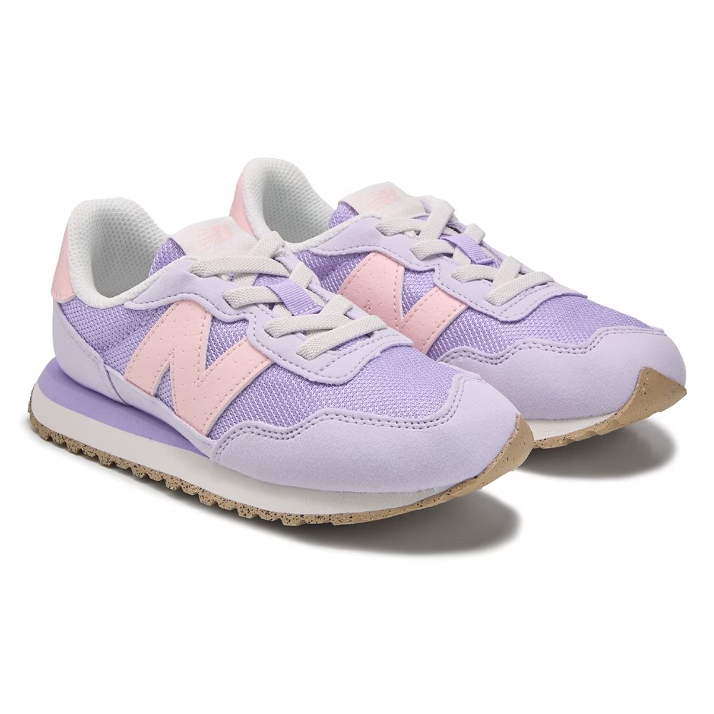 Детские ретро-кроссовки без шнурков 237 для малышей New Balance, purple/pink
Детские ретро-кроссовки без шнурков 237 для малышей New Balance, purple/pink
