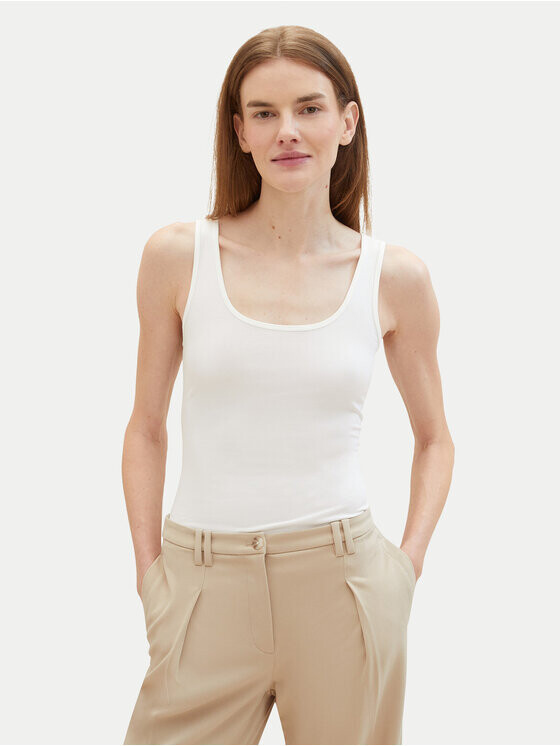 Топ стандартного кроя Tom Tailor, белый
Топ стандартного кроя Tom Tailor, белый