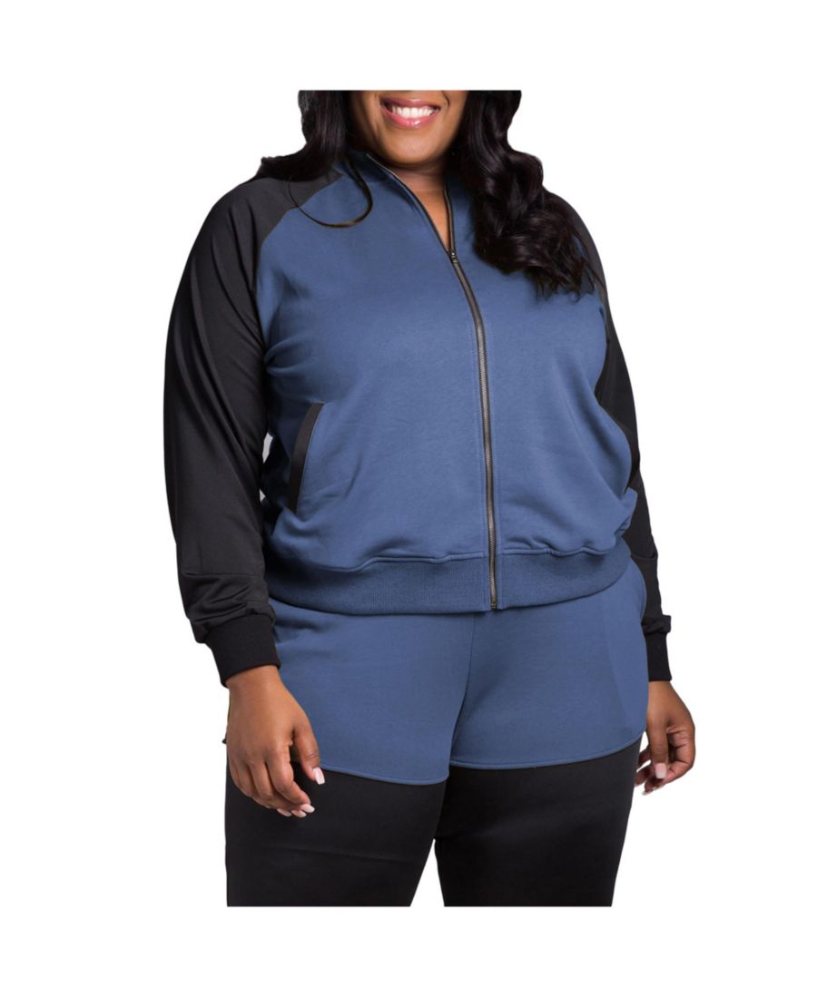 Женская толстовка-куртка больших размеров, облегающего кроя, на молнии, с контрастными вставками Poetic Justice, French navy
Женская толстовка-куртка больших размеров, облегающего кроя, на молнии, с контрастными вставками Poetic Justice, French navy