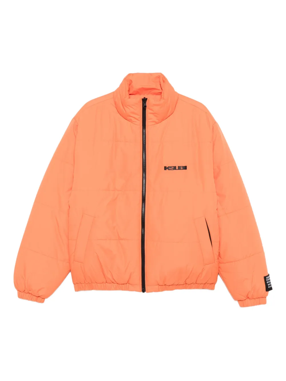 Пуховик с логотипом Ksubi, оранжевый 
Пуховик с логотипом Ksubi, оранжевый
