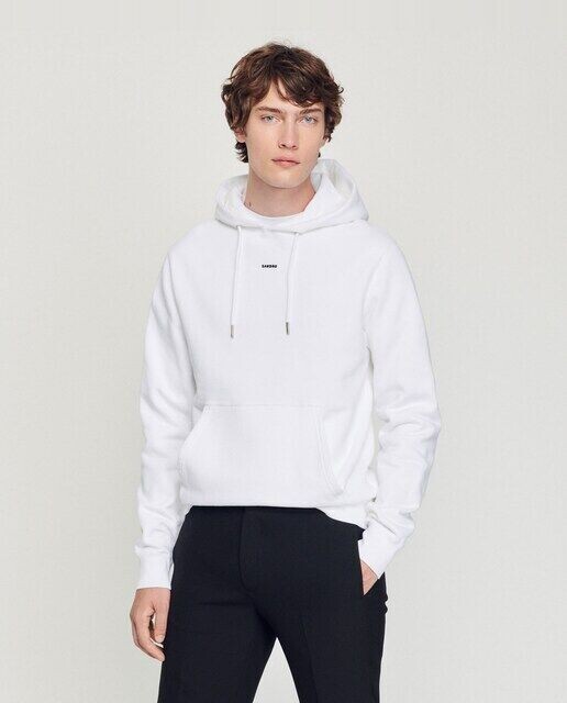 Мужская толстовка с капюшоном из органического хлопка Sandro, черный
Мужская толстовка с капюшоном из органического хлопка Sandro, черный