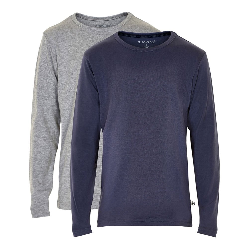 Футболка с длинным рукавом Minymo Basic 34 2 Pack, синий
Футболка с длинным рукавом Minymo Basic 34 2 Pack, синий
