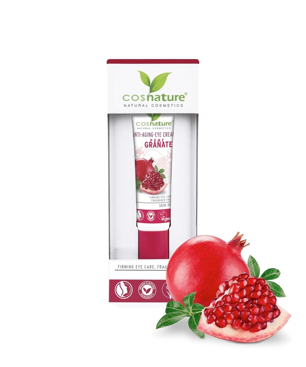 Cosnature, натуральный крем для глаз с гранатом, 15 мл
Cosnature, натуральный крем для глаз с гранатом, 15 мл