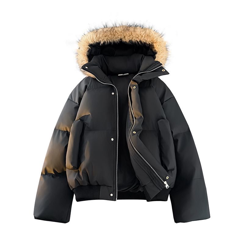 Пуховик Unisex с меховым воротником утепленный VanCamel, черный
Пуховик Unisex с меховым воротником утепленный VanCamel, черный