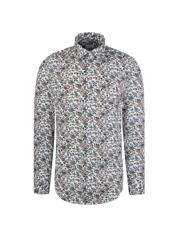 Узкая деловая рубашка зеленого цвета Seidensticker
Узкая деловая рубашка зеленого цвета Seidensticker