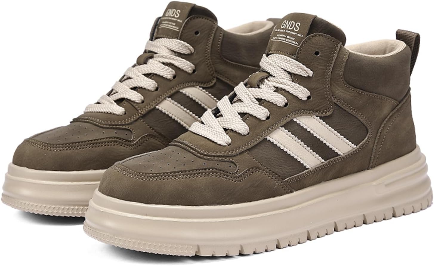 Мужские высокие замшевые кроссовки на шнуровке с противоскользящей подошвой и амортизацией, подходят для ходьбы, вождения и катания на скейтборде осенью и зимой Igzbibg, зеленый
Мужские высокие замшевые кроссовки на шнуровке с противоскользящей подошвой и амортизацией, подходят для ходьбы, вождения и катания на скейтборде осенью и зимой Igzbibg, зеленый