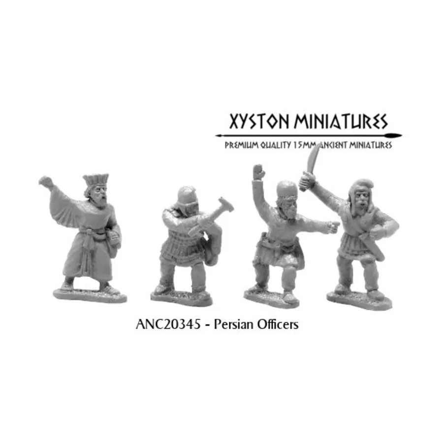 Персидские офицеры, Ancients - Achaemenid Persian (15mm) (Xyston Miniatures)
Персидские офицеры, Ancients - Achaemenid Persian (15mm) (Xyston Miniatures)