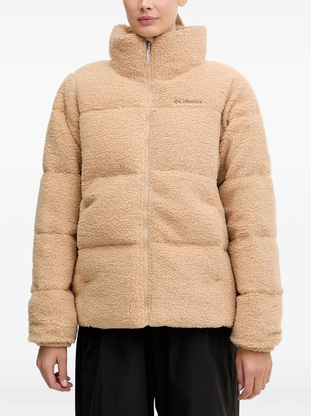 Стёганая куртка с вышитым логотипом Columbia, бежевый
Стёганая куртка с вышитым логотипом Columbia, бежевый