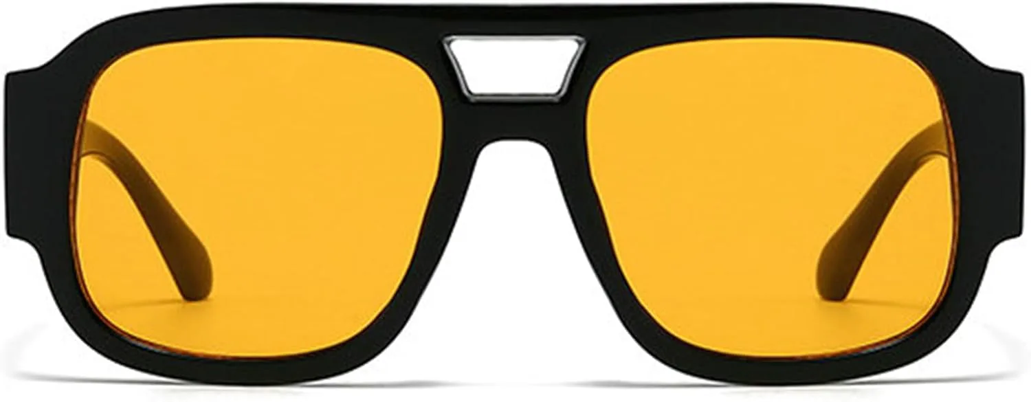 Солнцезащитные очки Willochra Retro Square Pilot для женщин и мужчин в винтажном стиле 70-х годов, модные, с плоской верхней частью, увеличенного размера, C5
Солнцезащитные очки Willochra Retro Square Pilot для женщин и мужчин в винтажном стиле 70-х годов, модные, с плоской верхней частью, увеличенного размера, C5