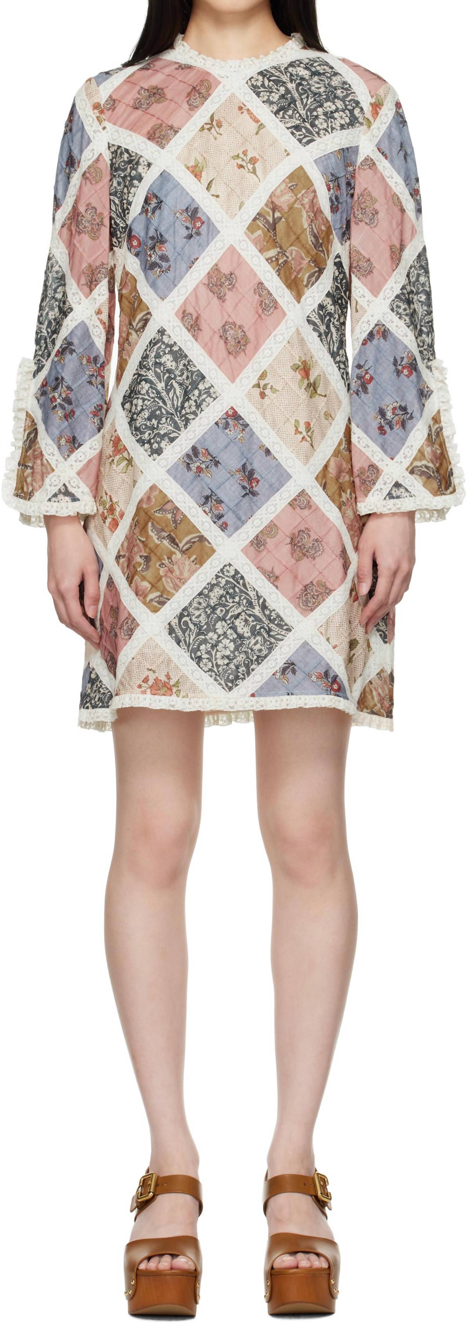 Мини-платье Tallow Lace с комбинированными вставками Zimmermann, Spliced
Мини-платье Tallow Lace с комбинированными вставками Zimmermann, Spliced