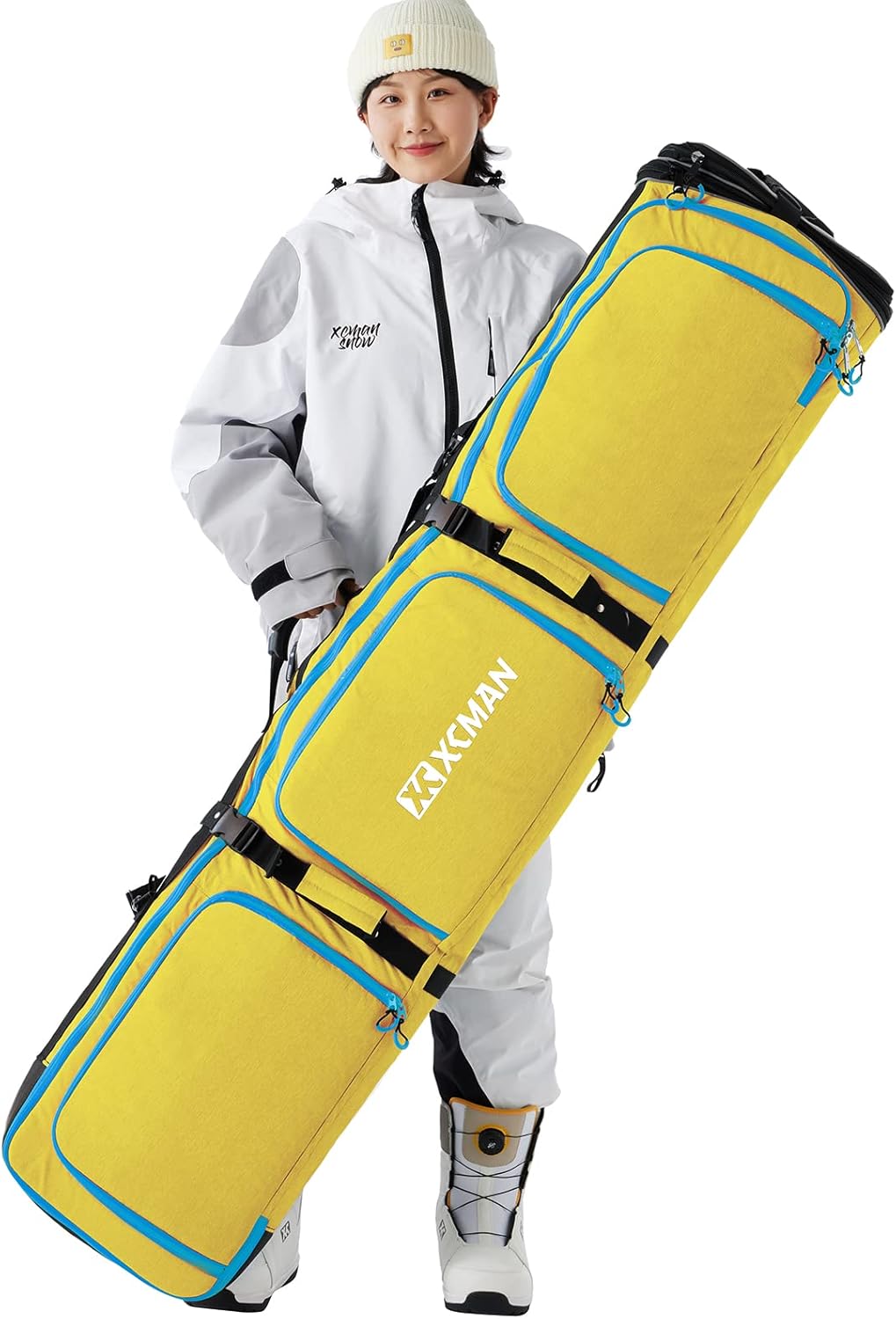 Мягкая сумка для сноуборда XCMAN, расширяемая сумка для сноуборда для авиаперелетов, регулируемая длина лыжного чехла 63-75 дюймов, Yellow, Желтый, Мягкая сумка для сноуборда XCMAN, расширяемая сумка для сноуборда для авиаперелетов, регулируемая длина лыж
Мягкая сумка для сноуборда XCMAN, расширяемая сумка для сноуборда для авиаперелетов, регулируемая длина лыжного чехла 63-75 дюймов, Yellow, Желтый, Мягкая сумка для сноуборда XCMAN, расширяемая сумка для сноуборда для авиаперелетов, регулируемая длина лыж