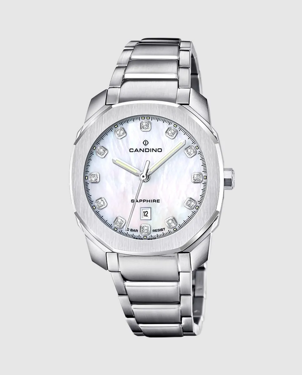 C4778/1 Парные женские часы из серебристой стали Candino, серебряный
C4778/1 Парные женские часы из серебристой стали Candino, серебряный