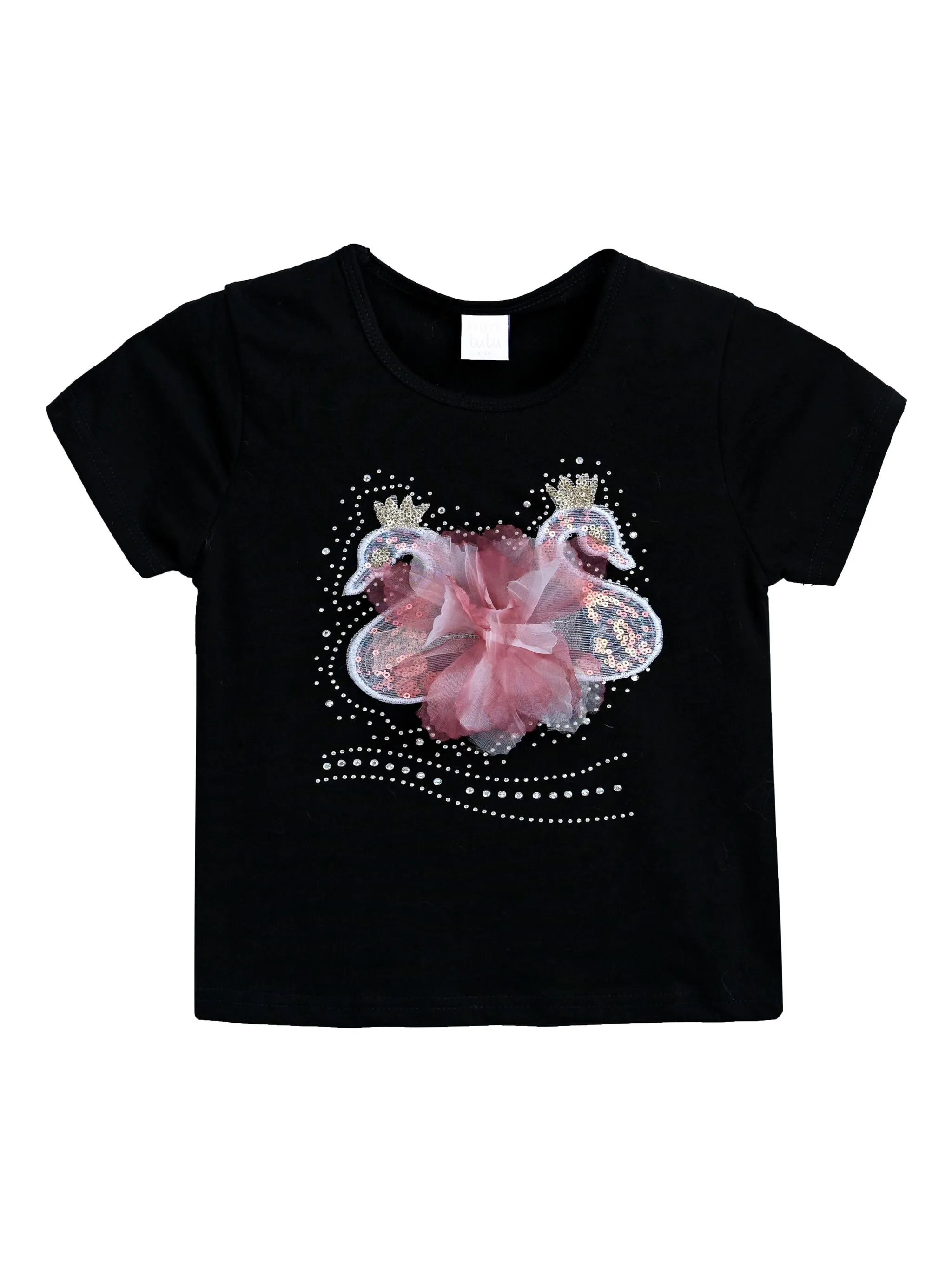 Футболка с аппликацией Mimi Tutu, черный
Футболка с аппликацией Mimi Tutu, черный