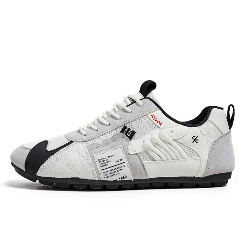 Износостойкие, легкие и дышащие низкие повседневные туфли для мужчин Colorful Creations, White Gray
Износостойкие, легкие и дышащие низкие повседневные туфли для мужчин Colorful Creations, White Gray