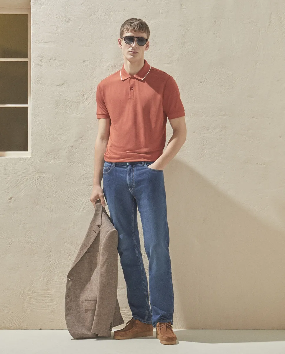 Мужская рубашка-поло Coolmax с короткими рукавами Dustin, оранжевый
Мужская рубашка-поло Coolmax с короткими рукавами Dustin, оранжевый