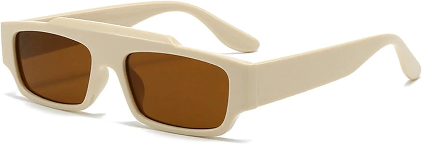 Солнцезащитные очки Willochra Small Flat top 90s Cool Narrow для женщин и мужчин, футуристические прямоугольные панк-очки, черные, с защитой от УФ-излучения UV400, C4
Солнцезащитные очки Willochra Small Flat top 90s Cool Narrow для женщин и мужчин, футуристические прямоугольные панк-очки, черные, с защитой от УФ-излучения UV400, C4