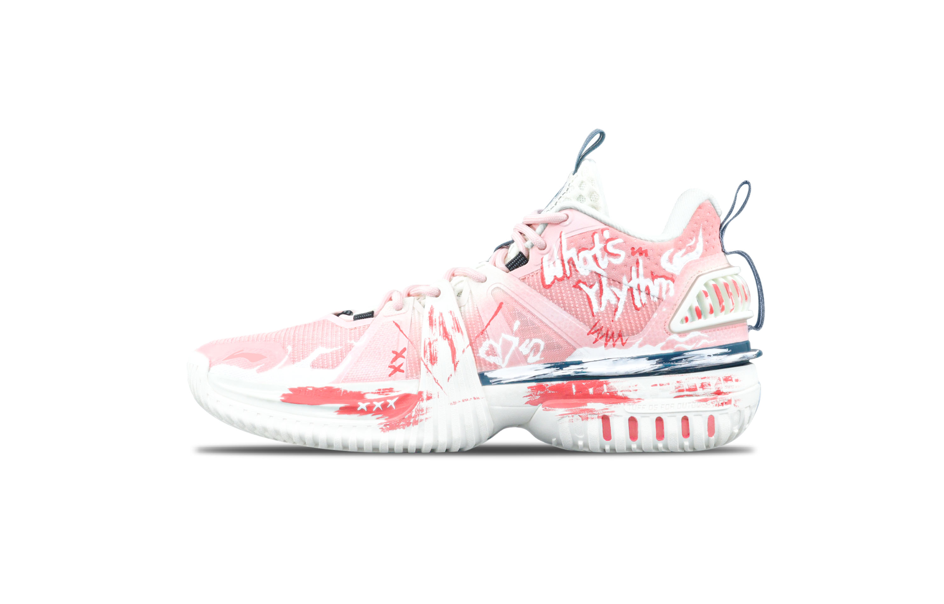 LINING Баскетбольные кроссовки Storm 2024 с амортизацией, износостойкие, дышащие, низкие, мужские, белые, розовые
LINING Баскетбольные кроссовки Storm 2024 с амортизацией, износостойкие, дышащие, низкие, мужские, белые, розовые