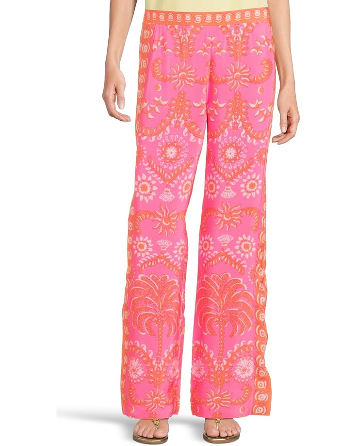 Брюки Lilly Pulitzer Vianna Silk Palazzo, цвет Sunkissed Pink Breezy Palm Engineered Pant
Брюки Lilly Pulitzer Vianna Silk Palazzo, цвет Sunkissed Pink Breezy Palm Engineered Pant