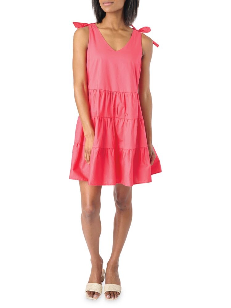 Мини-платье-палатка с бантом Gibsonlook, коралл
Мини-платье-палатка с бантом Gibsonlook, коралл