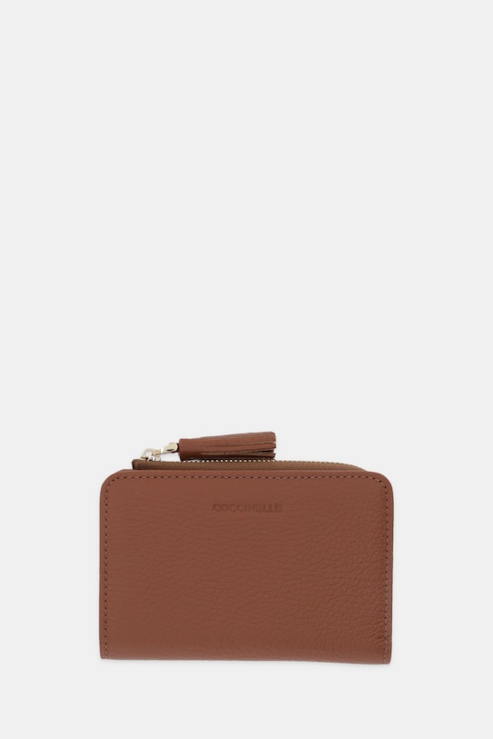 Кожаный кошелек с кисточкой Coccinelle, коричневый
Кожаный кошелек с кисточкой Coccinelle, коричневый