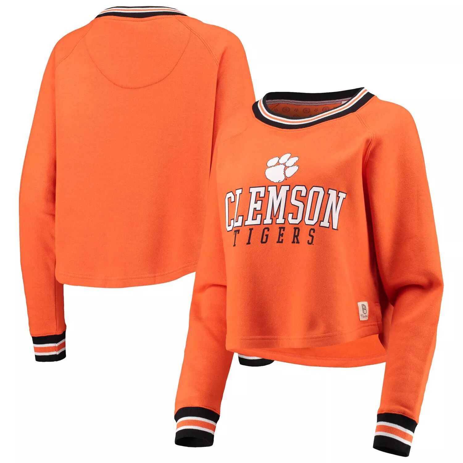Женский укороченный пуловер Pressbox Orange Clemson Tigers Cali Cosy реглан свитшот
Женский укороченный пуловер Pressbox Orange Clemson Tigers Cali Cosy реглан свитшот
