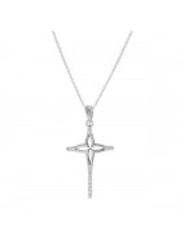 Alexander York Колье с подвеской в виде креста и кубическим цирконием из серебра 925 пробы, комплект из двух частей в серебряной оправе
Alexander York Колье с подвеской в виде креста и кубическим цирконием из серебра 925 пробы, комплект из двух частей в серебряной оправе