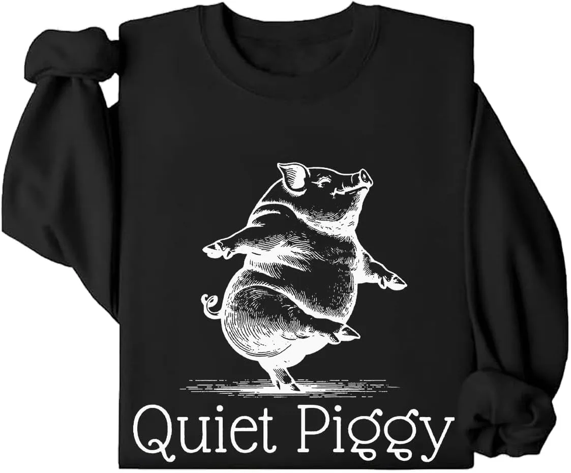 Толстовка Quiet Piggy с длинными рукавами
Толстовка Quiet Piggy с длинными рукавами