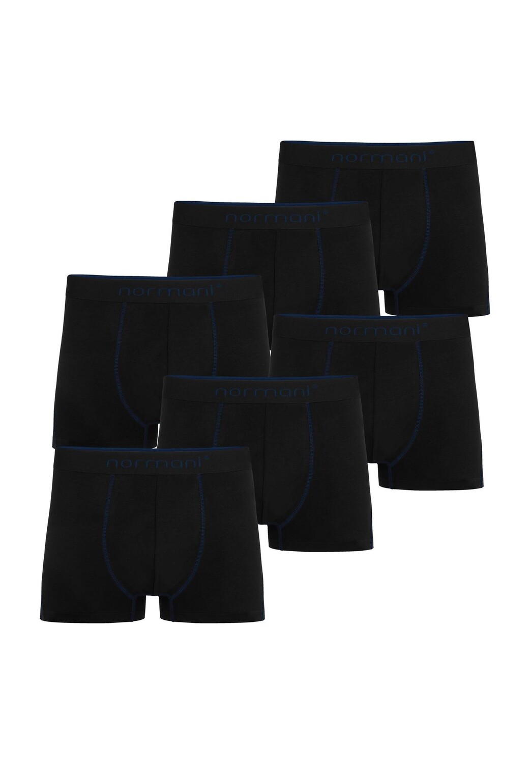 6 мужских хлопковых боксеров normani, темно-синий
6 мужских хлопковых боксеров normani, темно-синий