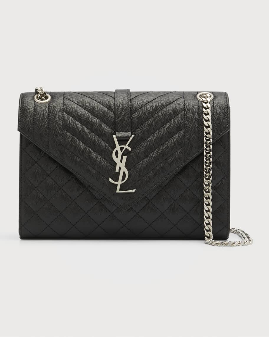 Средняя сумка на плечо с цепочкой-конвертом Saint Laurent 
Средняя сумка на плечо с цепочкой-конвертом Saint Laurent