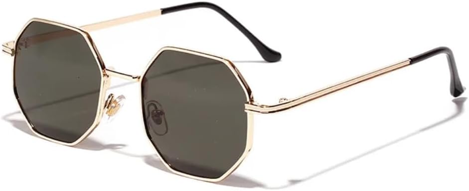 Ретро-солнцезащитные очки в шестиугольной металлической оправе, модные, с зеркальными линзами цвета розового золота, защита от УФ-излучения UV400 UUPTTPL, Golden Dark Green
Ретро-солнцезащитные очки в шестиугольной металлической оправе, модные, с зеркальными линзами цвета розового золота, защита от УФ-излучения UV400 UUPTTPL, Golden Dark Green