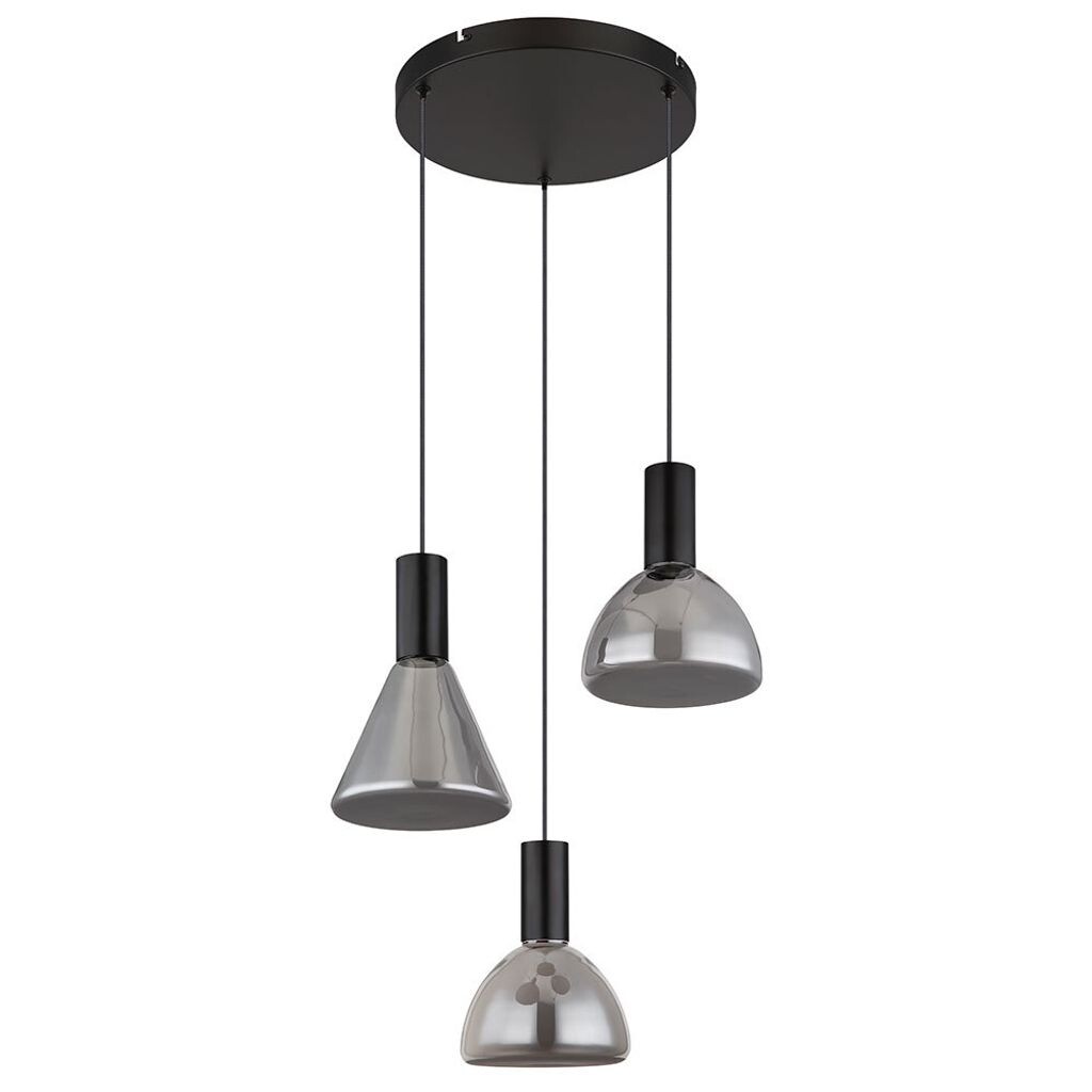 Подвесной светильник, черный металл, дымчатое стекло, H 150 см. Globo Lighting, белый
Подвесной светильник, черный металл, дымчатое стекло, H 150 см. Globo Lighting, белый