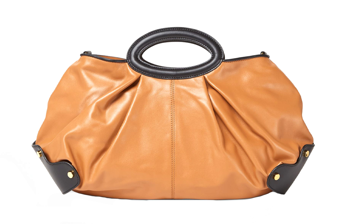 Маленькая женская сумка из телячьей кожи коричневого цвета MARNI 
Маленькая женская сумка из телячьей кожи коричневого цвета MARNI