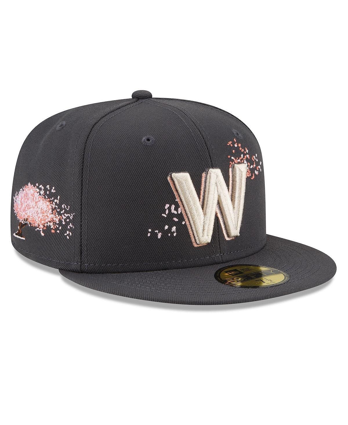 Мужская графитовая приталенная кепка Washington Nationals 2022 City Connect 59FIFTY New Era
Мужская графитовая приталенная кепка Washington Nationals 2022 City Connect 59FIFTY New Era
