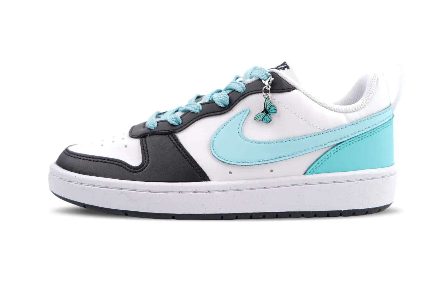 Кроссовки Court Borough Butterfly с противоскользящим покрытием, износостойкие, низкие, для детей и подростков Nike, синий/зеленый
Кроссовки Court Borough Butterfly с противоскользящим покрытием, износостойкие, низкие, для детей и подростков Nike, синий/зеленый