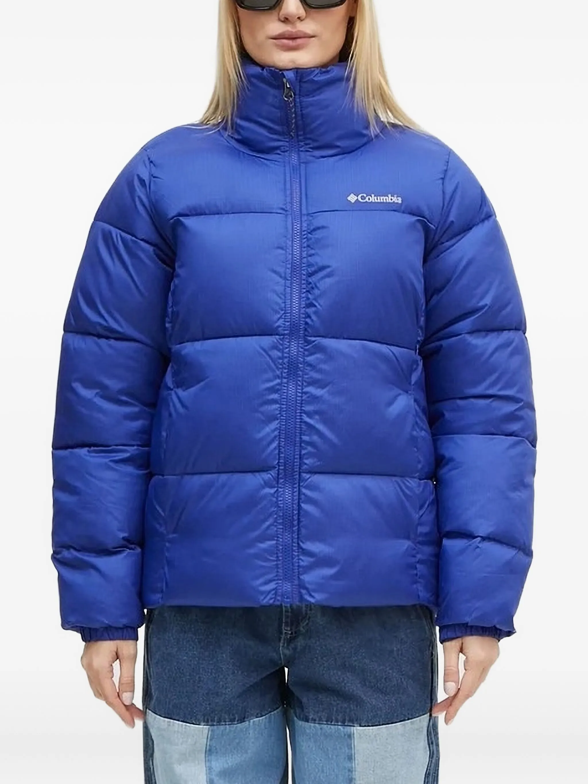 Стеганый пуховик Puffect Columbia, синий
Стеганый пуховик Puffect Columbia, синий