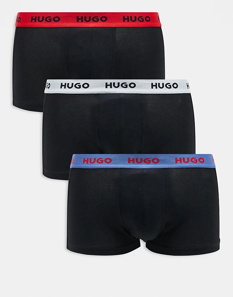 Комплект из 3 трусов-боксеров HUGO Bodywear черного цвета с контрастными цветными логотипами на поясе Hugo Red
Комплект из 3 трусов-боксеров HUGO Bodywear черного цвета с контрастными цветными логотипами на поясе Hugo Red