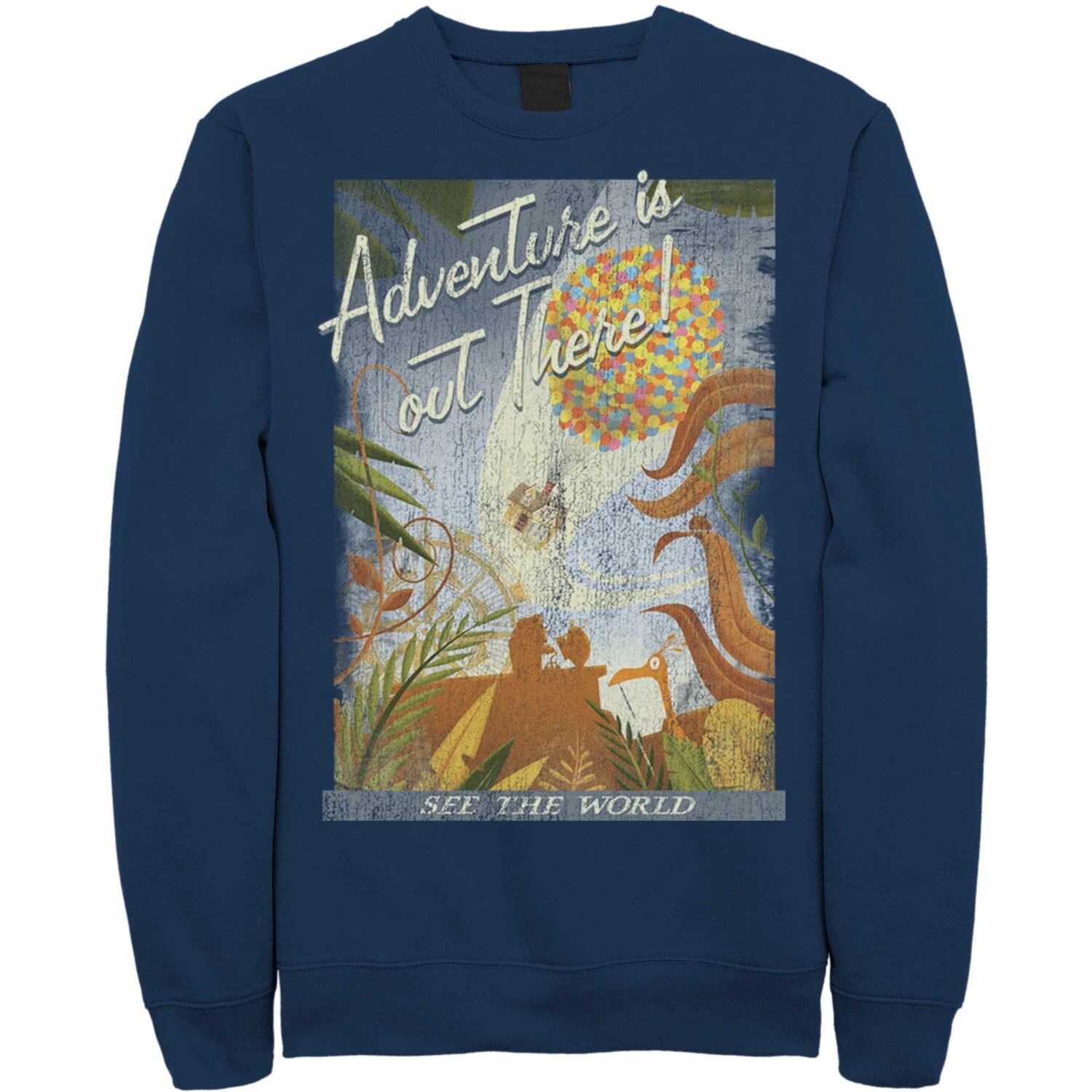 Мужской винтажный снимок с потертостями Disney/Pixar Up Poster Licensed Character, синий
Мужской винтажный снимок с потертостями Disney/Pixar Up Poster Licensed Character, синий