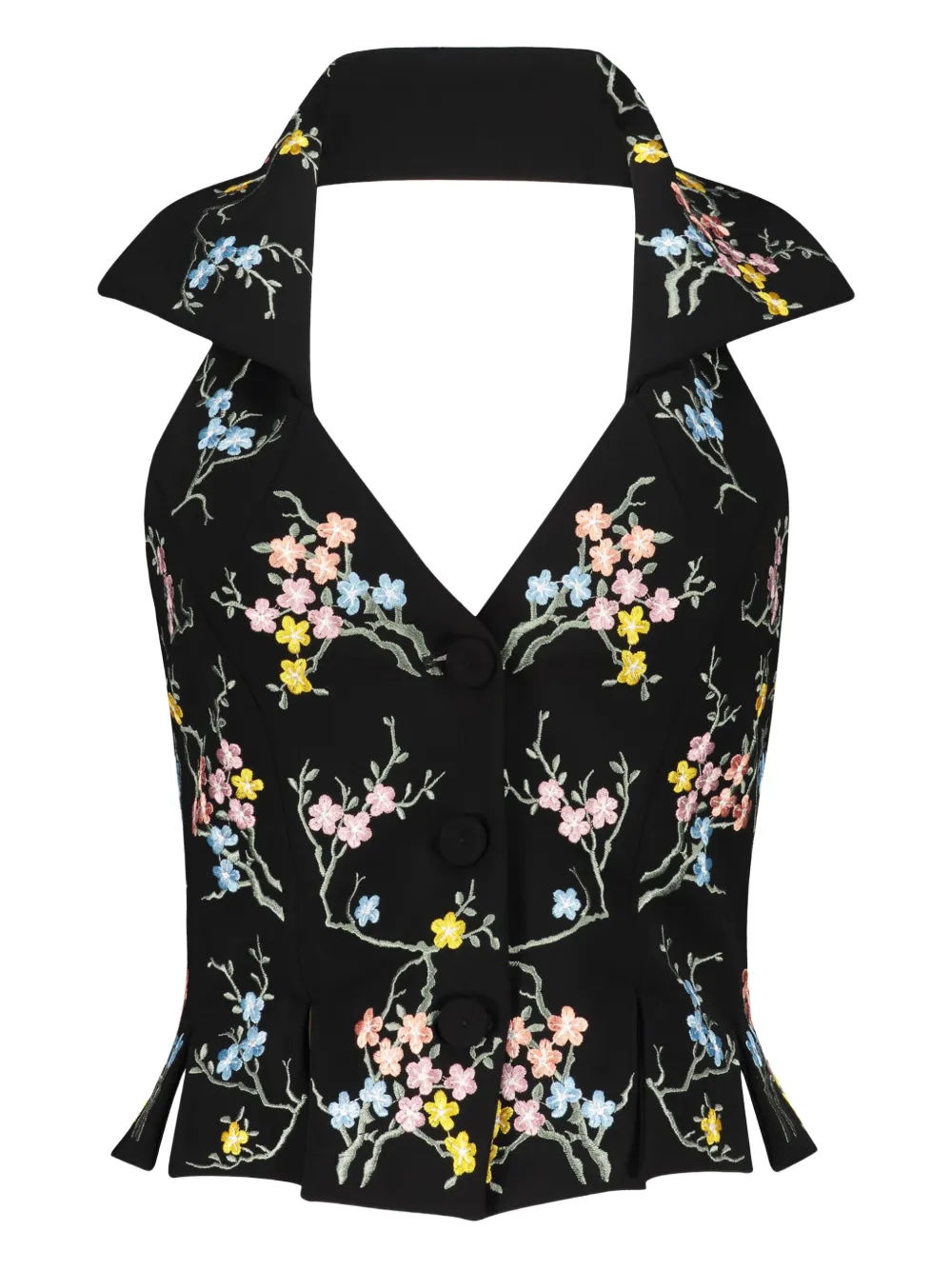 Однобортный жилет Moschino, черный
Однобортный жилет Moschino, черный