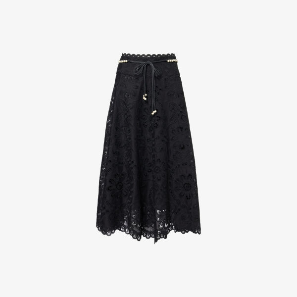 Юбка Zimmermann Rhiannon с вышивкой, черный
Юбка Zimmermann Rhiannon с вышивкой, черный
