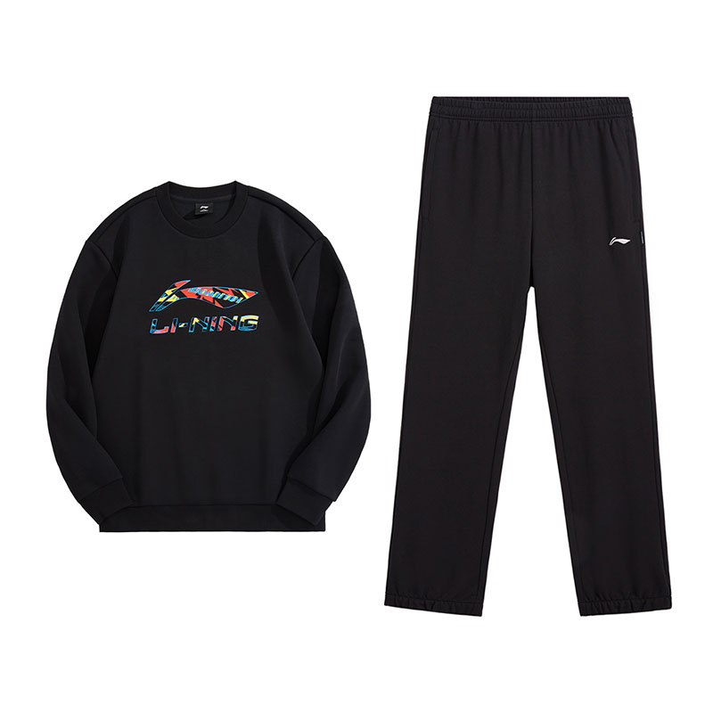Li Ning Casual Sportswear Unisex 2 Piece Set Li-Ning, черный top+черный pants
Li Ning Casual Sportswear Unisex 2 Piece Set Li-Ning, черный top+черный pants