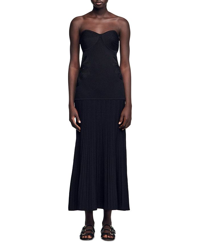 Платье-бюстье Pamela из трикотажа Sandro, черный
Платье-бюстье Pamela из трикотажа Sandro, черный