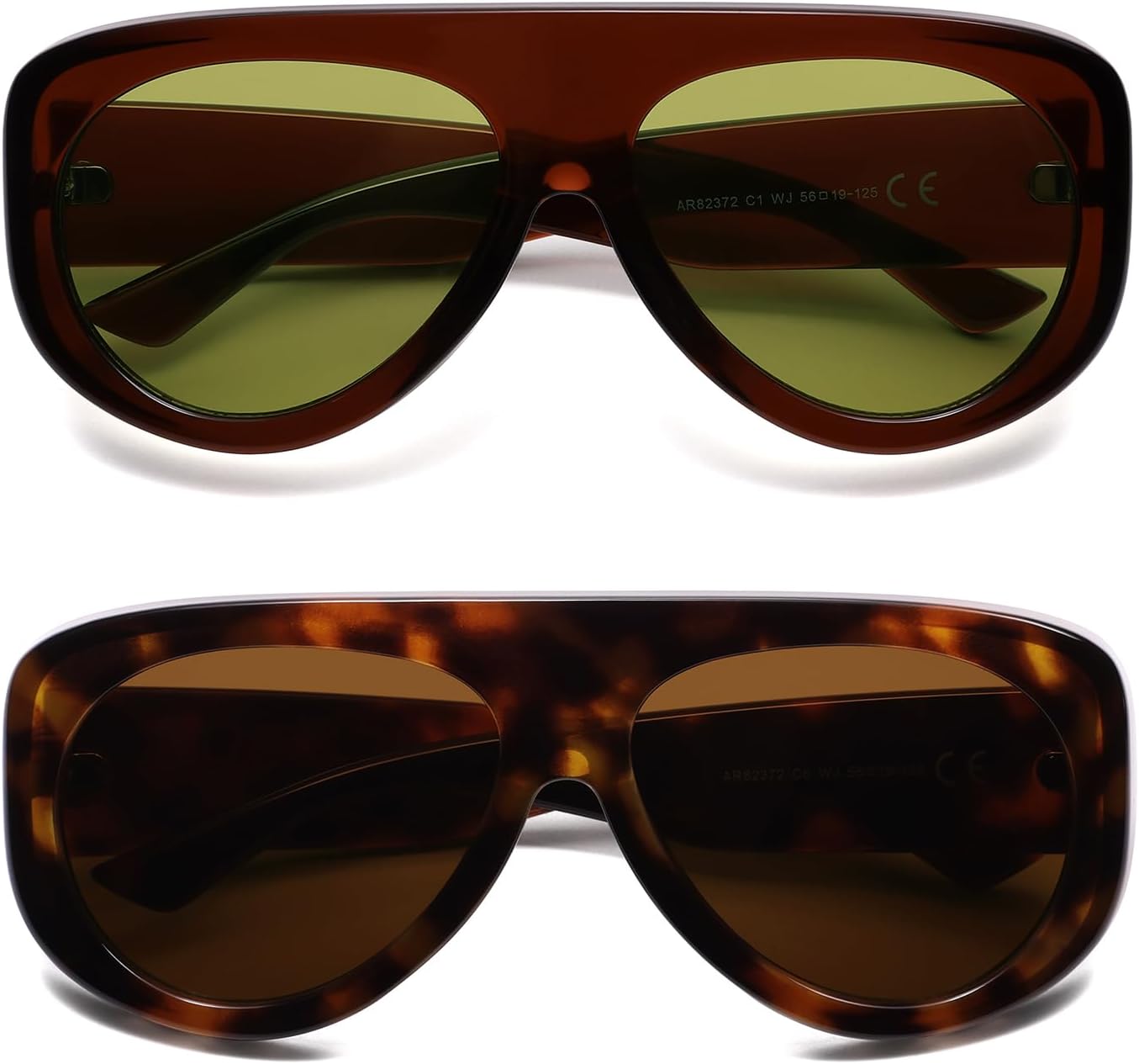 Модные солнцезащитные очки-авиаторы для женщин и мужчин в стиле ретро 90-х, прямоугольные, обтекаемой формы, увеличенного размера AR82372 HERJOUR, 05. Brown/Green+tortoise/Brown
Модные солнцезащитные очки-авиаторы для женщин и мужчин в стиле ретро 90-х, прямоугольные, обтекаемой формы, увеличенного размера AR82372 HERJOUR, 05. Brown/Green+tortoise/Brown