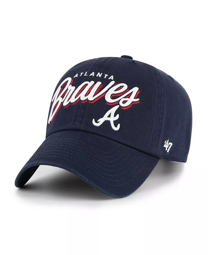 Женская темно-синяя регулируемая шапка Atlanta Braves Ariana Clean Up '47 Brand
Женская темно-синяя регулируемая шапка Atlanta Braves Ariana Clean Up '47 Brand