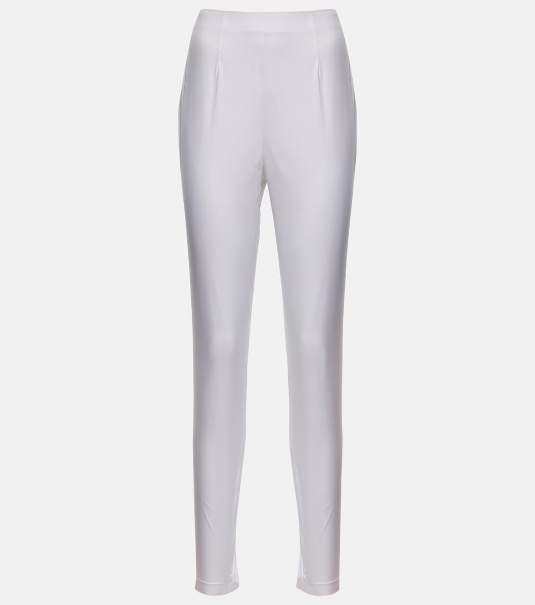 Узкие брюки из хлопковой смеси Prada, белый
Узкие брюки из хлопковой смеси Prada, белый