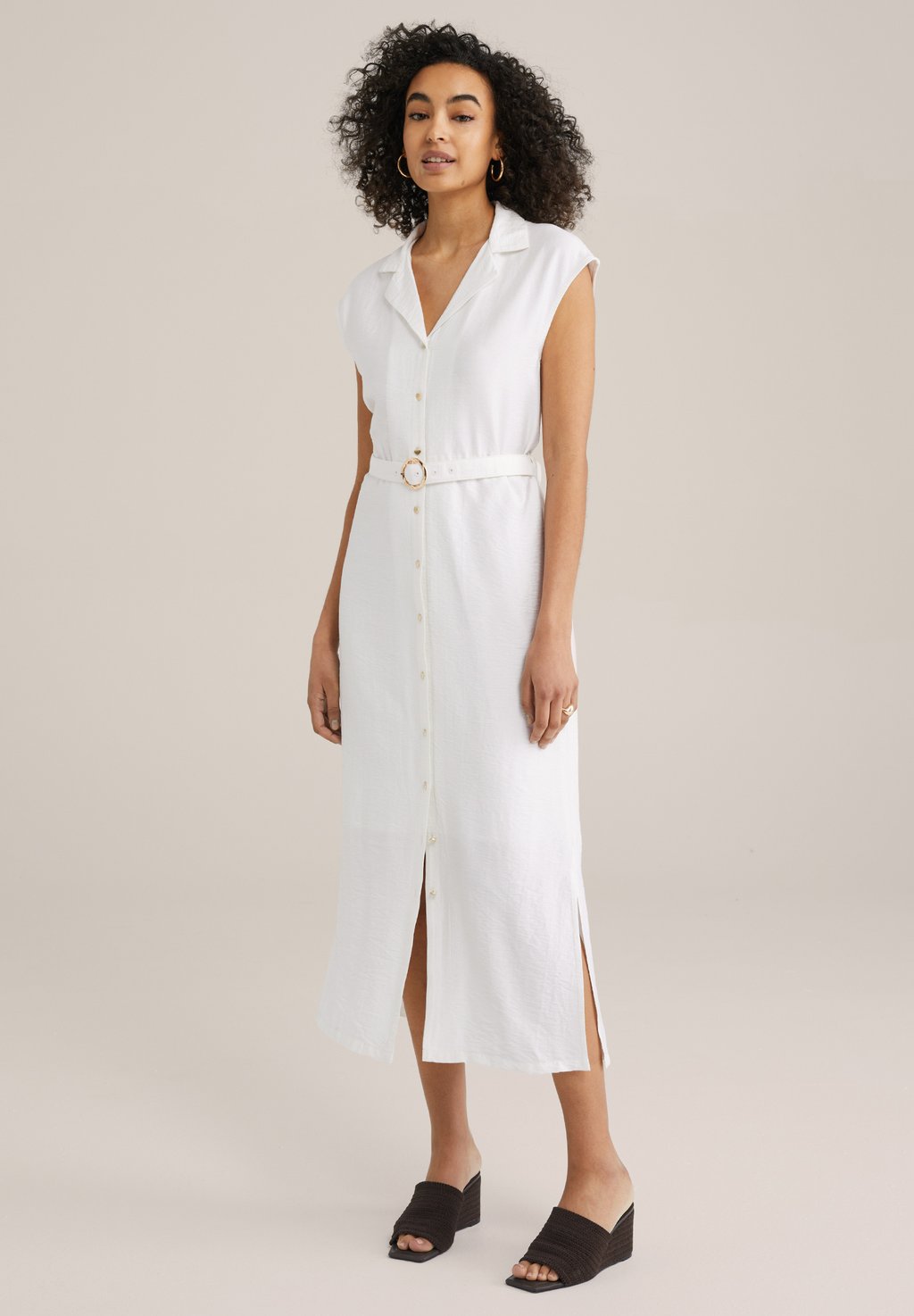 Платье-рубашка WE Fashion, белый
Платье-рубашка WE Fashion, белый