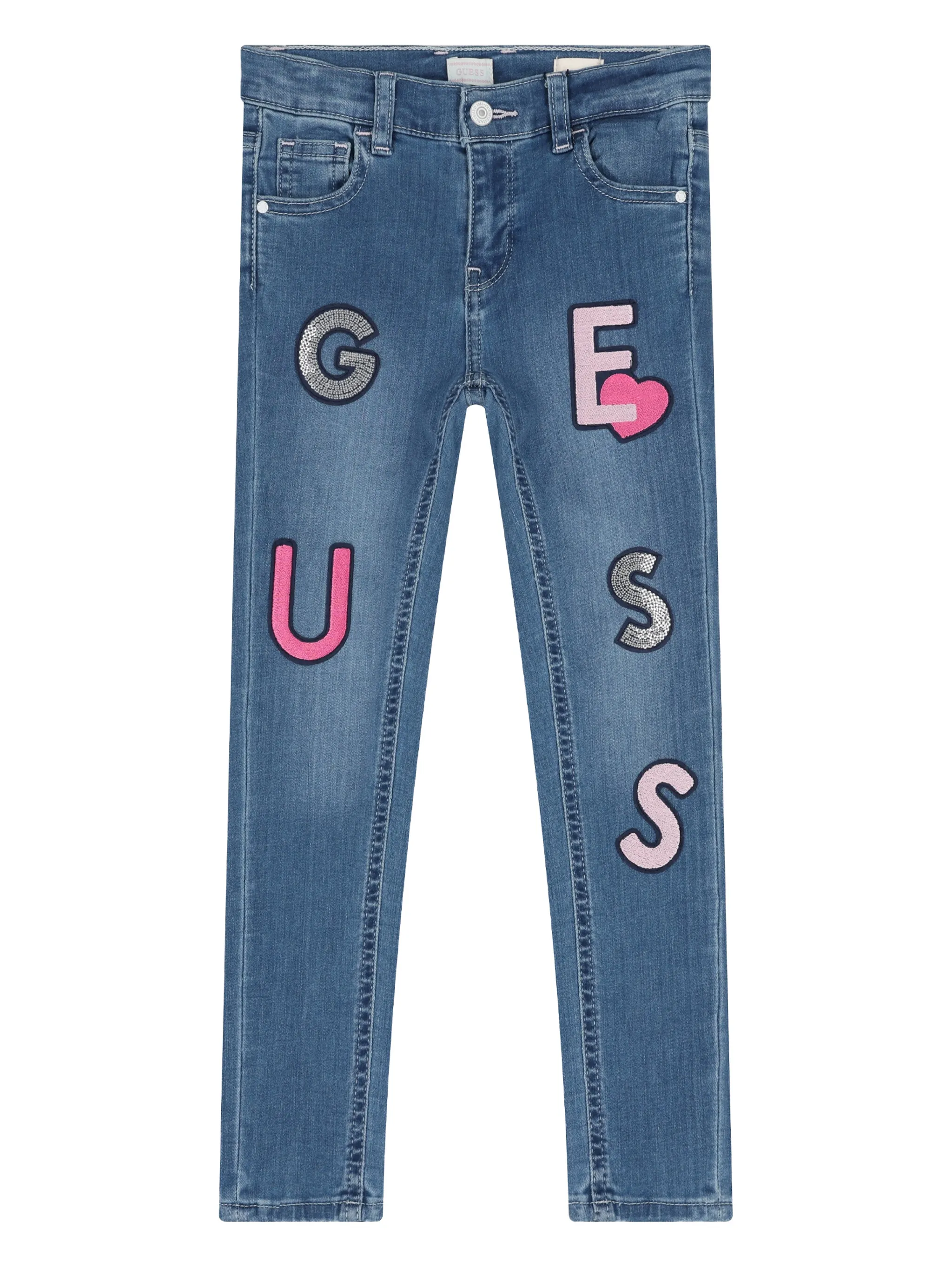 Джинсы с логотипом Guess Kids, синий
Джинсы с логотипом Guess Kids, синий