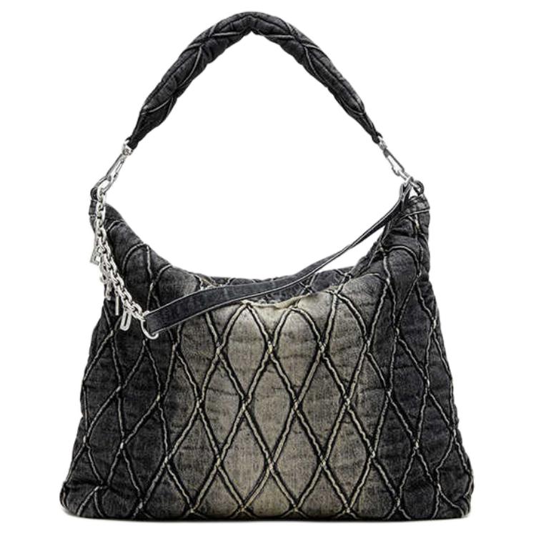 DIESEL Шарм D Стеганая цепь декорированная сумка через плечо
DIESEL Шарм D Стеганая цепь декорированная сумка через плечо