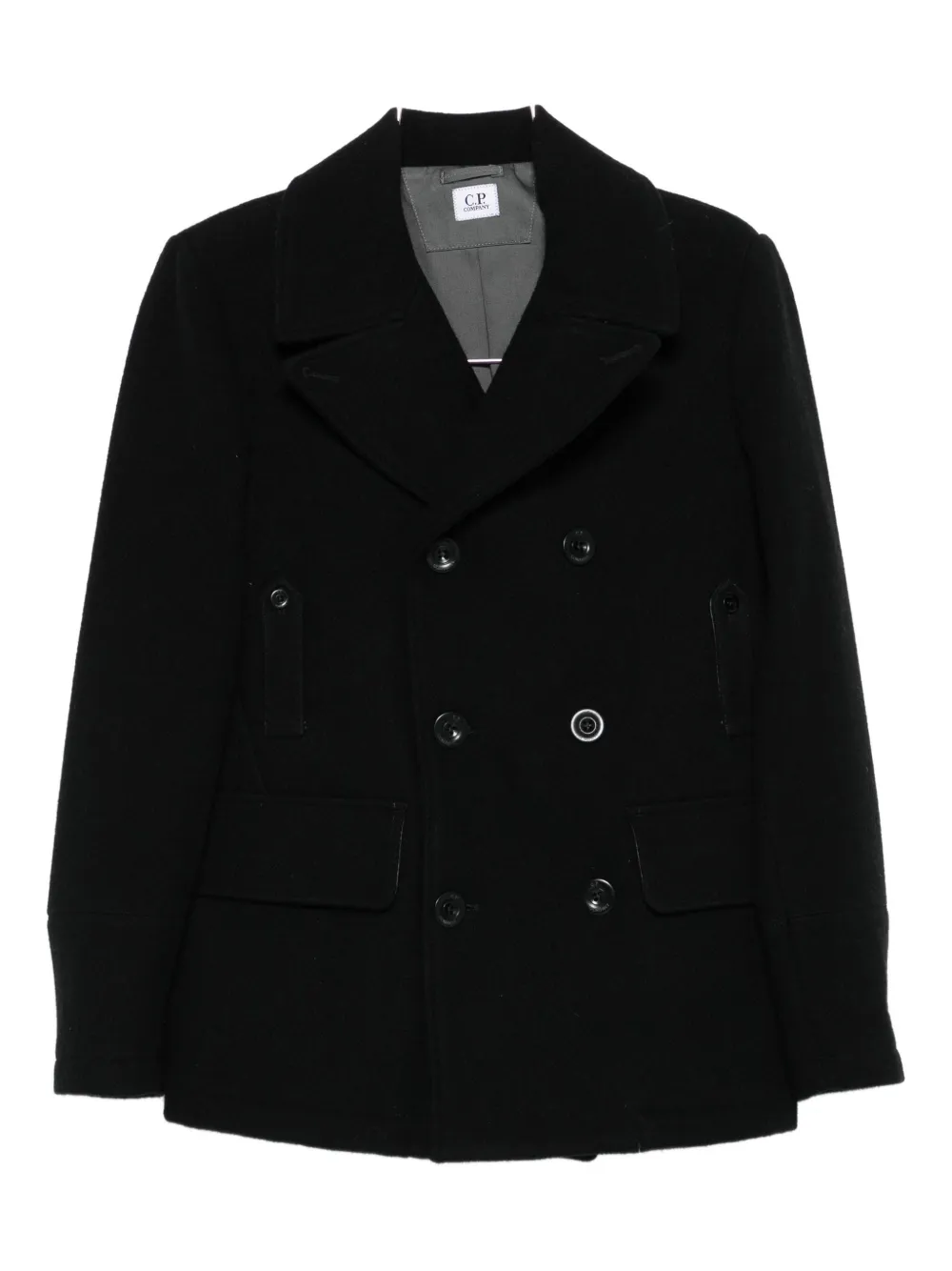 Двубортный блейзер C.P. Company, черный
Двубортный блейзер C.P. Company, черный