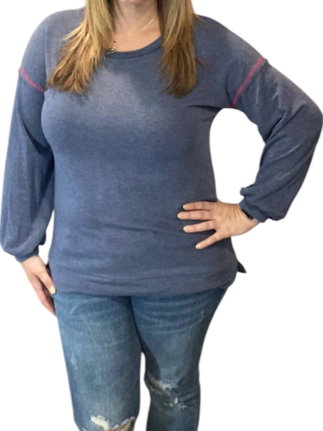 Топ из французского терри в темно-синем цвете honeyme
Топ из французского терри в темно-синем цвете honeyme