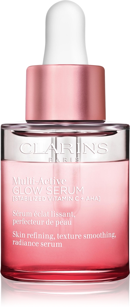 Multi-Active Glow Serum осветляющая сыворотка с разглаживающим эффектом Clarins, 30 мл
Multi-Active Glow Serum осветляющая сыворотка с разглаживающим эффектом Clarins, 30 мл
